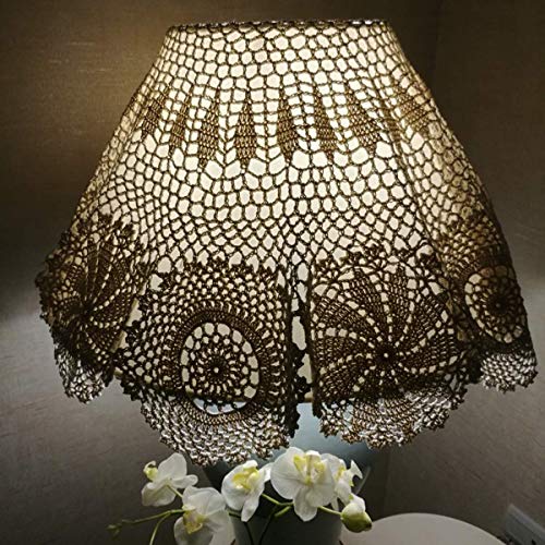 Damanni Cotton Handmade Crochet Lace Tablecloth Doilies Doily,Round,White,27 Inch - color: White, size: 27" (Round)