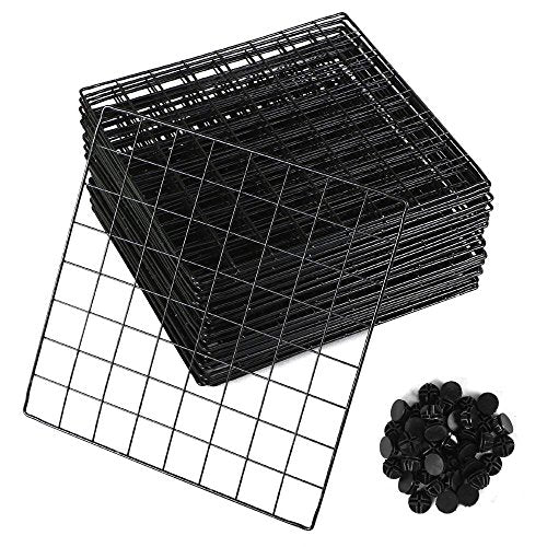 Only Garment Racks Metal Wire Storage Cubes, Modular Shelving Grids, Mini Grid Clothes Organizer, 3-Foot by 4-Foot, Ideal for Kitchens, Retail Shops, Play Rooms, Florists