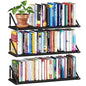 BAMEOS 24X8 Floating Shelves Rustic Wood Wall Shelf Set of 3,Bookshelf for Living Room, Office, and Bedroom, with Metal Bracket… - style: 3 pack Black 24"W 8"D