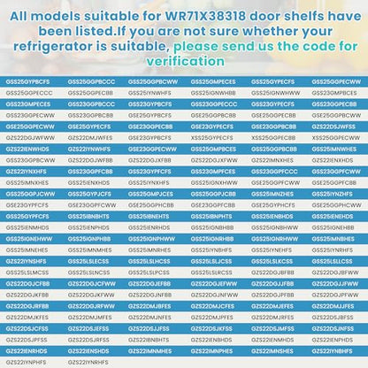 WR71X38318 Refrigerator Door Shelf Bin Compatible for G-E Refrigerator | WR71X24428 4975917 AP7175677 PS16619590 EAP16619590 Parts-by MIFLUS
