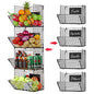 X-cosrack Metal Wire Basket Wall Mount, 4 Tier Extra Large Wall Storage Basket Organizer with Chalkboards, Kitchen Fruits and Vegetables Produce Bin Rack Toys Organizer Bathroom Tower Baskets (Black) - color: Black-4 Tiers