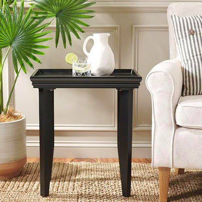 SAFAVIEH Home Collection Naios Black Accent Table for Living Room Bedroom - color: Black
